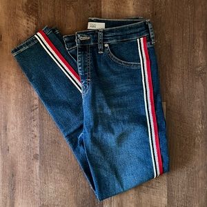 Topshop Jamie Moto Skinny Jeans